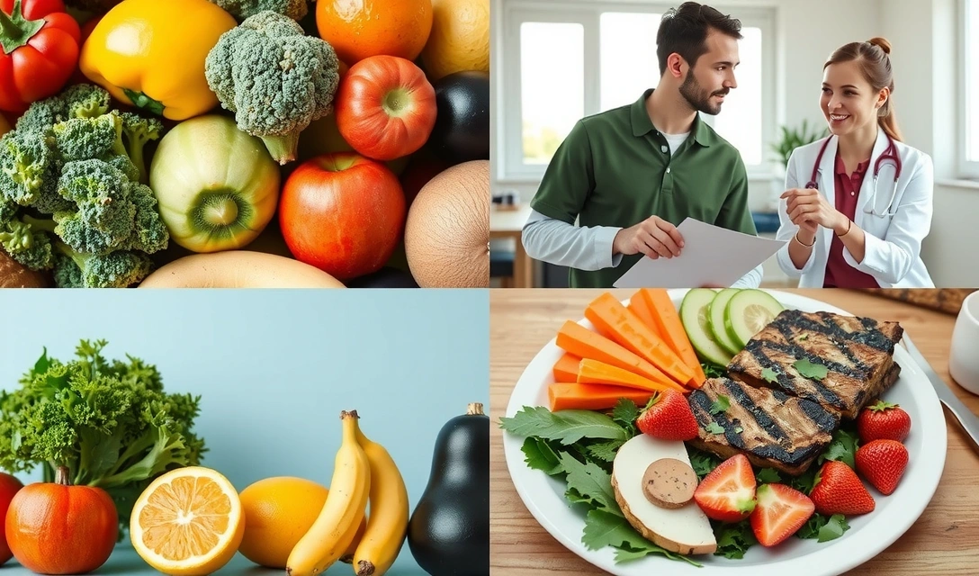 Frische Zutaten für gesunde Ernährung