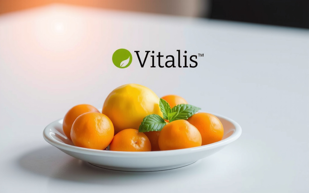 Eine Frau lächelt während einer Online-Ernährungsberatung auf ihrem Laptop, umgeben von gesunden Lebensmitteln und Notizen, was eine angenehme und effektive Beratungssituation darstellt.